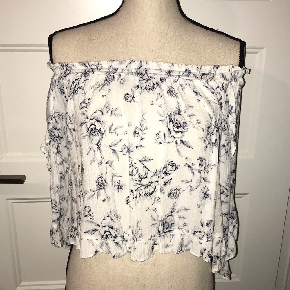 Off the Shoulder Floral Top